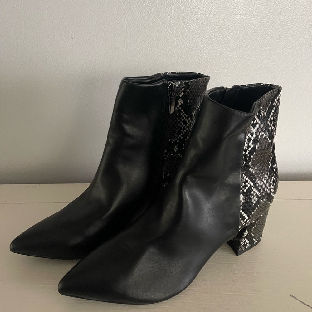 Nine West Leopard Print Boots
